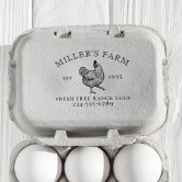 Personalized Vintage ⎢ Egg Stamp