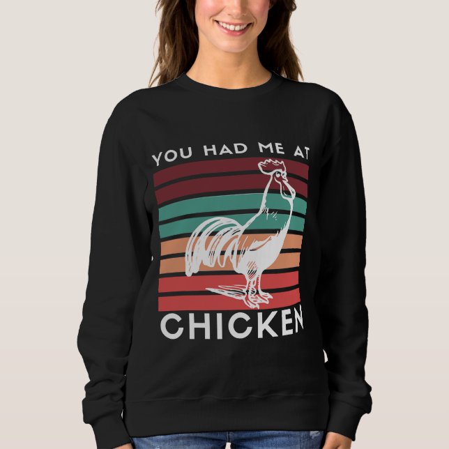 Vintage Chicken Sweatshirt (Front)