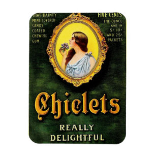 Vintage Chiclets Ad Magnet