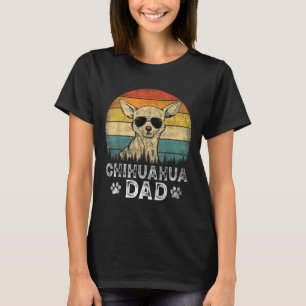 Vintage Chihuahua Dad Dog Lovers Father&# s Day T T-Shirt