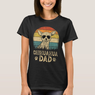 Vintage Chihuahua Dad Dog Lovers Father's Day Tee