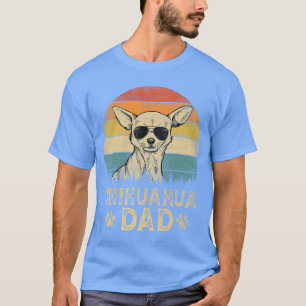 Vintage Chihuahua Dad Dog Lovers Fathers Dayee gif T-Shirt