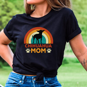Vintage Chihuahua Dog Mom Sunset T-Shirt