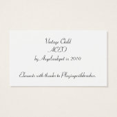 Vintage Child ACEO (Back)