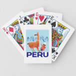 Vintage Child and Llama Peru Travel Poster Bicycle Playing Cards Vintage Child and Llama Peru Travel Poster Bicycle Playing Cards
