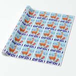 Vintage Child and Llama Peru Travel Poster Wrapping Paper Vintage Child and Llama Peru Travel Poster Wrapping Paper