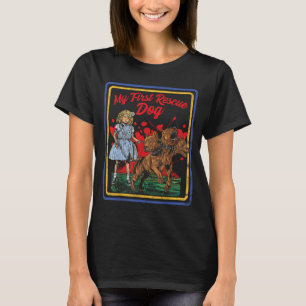 Vintage Child Game Horror Dark Humor First Rescue T-Shirt