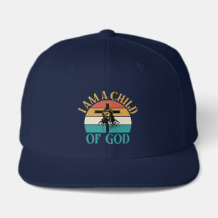 Vintage Child of God T-Shirt Design Vector Art Hoo Visor