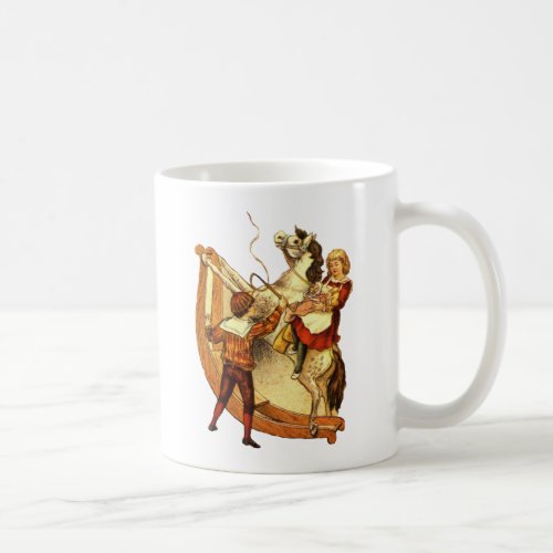 Vintage Child on Rocking Horse Coffee Mug