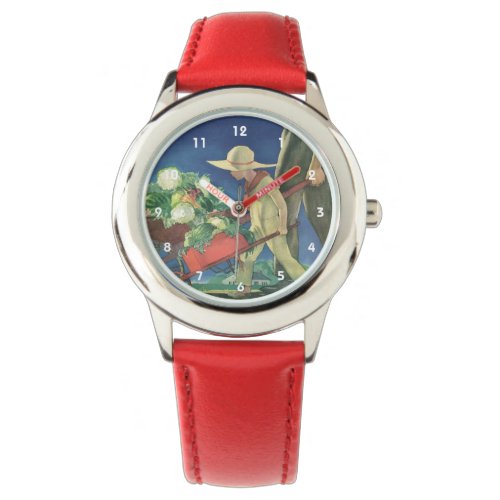 Vintage Child Organic Gardening Victory Garden Watch