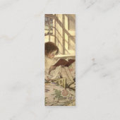 Vintage Child Reading a Book, Jessie Willcox Smith Calling Card (Back)