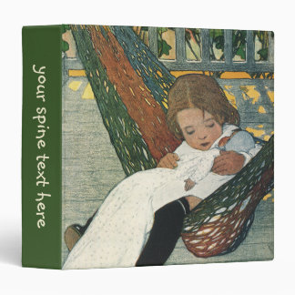 Vintage Child with a Doll by Jessie Willcox Smith Binder