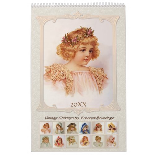 Vintage Children 2021 Calendar 2