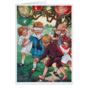 Vintage - Children at Play, Cards