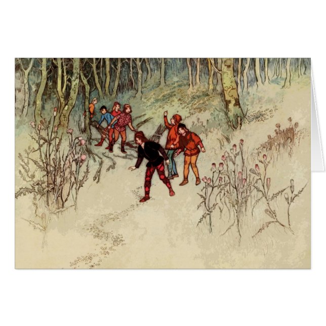 Vintage - Children in the Woods, Cards (Front Horizontal)