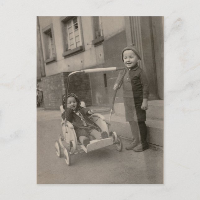 Vintage Children Postcard (Front)