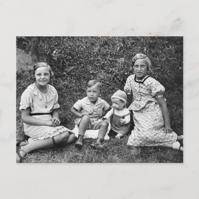 Vintage Children Postcard (Front)