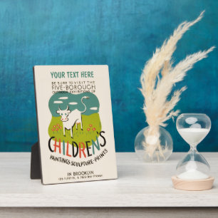Vintage Children’s Art custom plaque