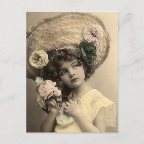 Vintage Childrens Portraits Postcard