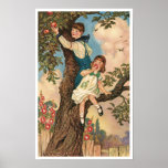 Vintage Children&#39;s Illustration Poster Or Print at Zazzle