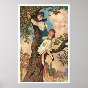 Vintage Children's Illustration Poster Or Print by ThePosterShoppe at Zazzle