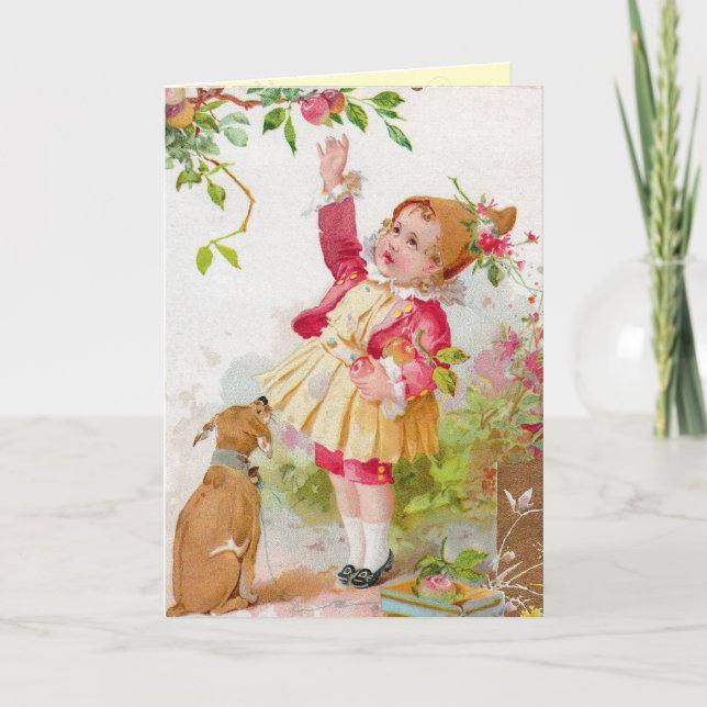 Vintage Child's Birthday Card (Front)