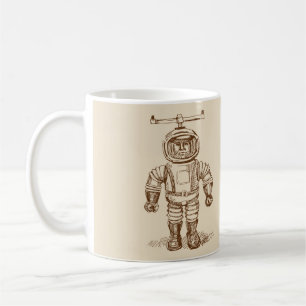 Vintage Child's Toys Sketch / Drawing Coffee Mug