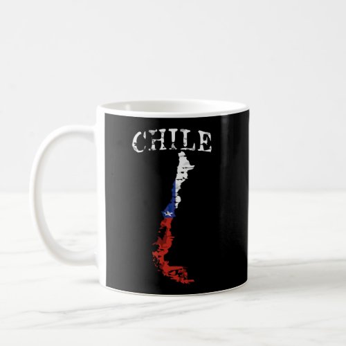Vintage Chile Chilean Flag Coffee Mug