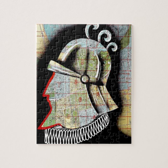 Vintage Chile Santiago Travel Jigsaw Puzzle (Vertical)