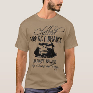 Vintage Chilled Monkey Brains From Pankot Palace T-Shirt