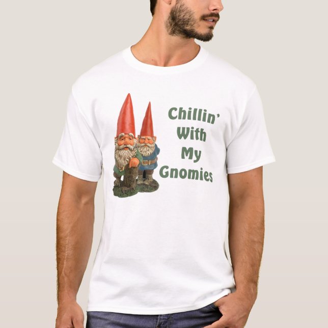 Vintage Chillin' With My Gnomies T-Shirt (Front)