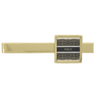 Vintage China Canton city Gold Finish Tie Bar