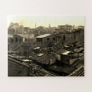 Vintage China Canton city Jigsaw Puzzle
