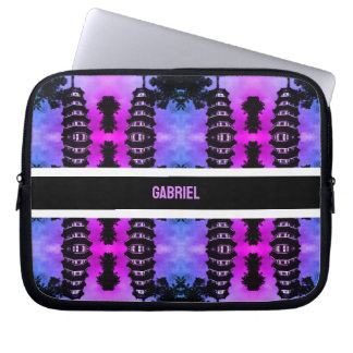 Vintage China Canton the flowery pagoda Laptop Sleeve