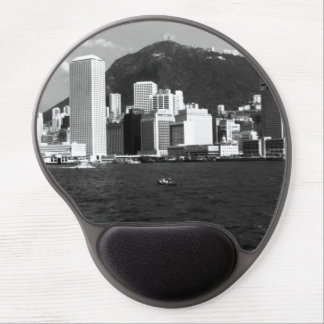 Vintage China Hong Kong bay Skyscrapers view Gel Mouse Pad