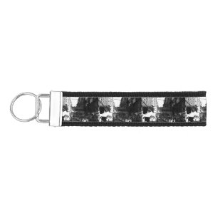 Vintage China Hong Kong street City cars Wrist Keychain