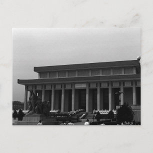 Vintage China Pekin Mao Tse Tung Mausoleum Postcard