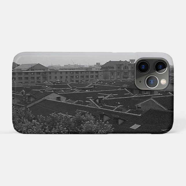 Vintage China Shanghai City Case-Mate iPhone Case (Back (Horizontal))