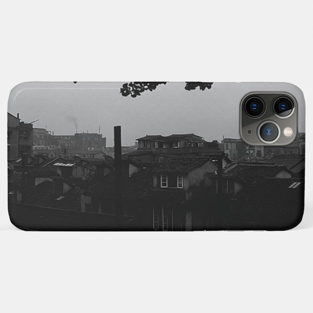 Vintage China Shanghai City Case-Mate iPhone Case (Back (Horizontal))