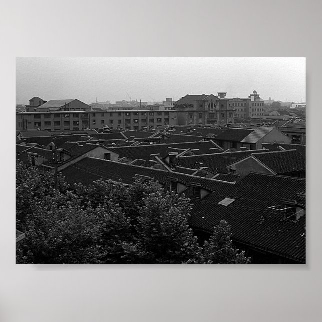 Vintage China Shanghai City Poster (Front)