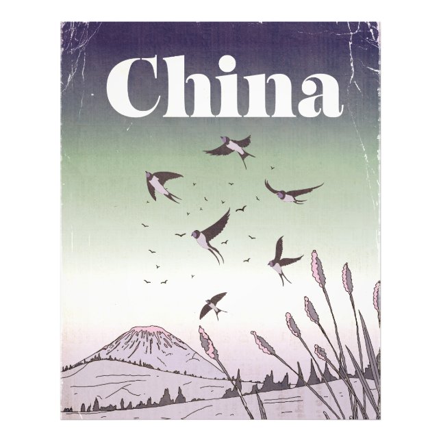 Vintage China Travel Poster (Front)