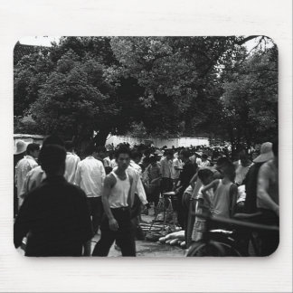 Vintage China Yangshuo market place Mouse Pad