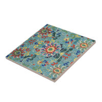 Monogram Flower Tile Shawl S00 - Accessories