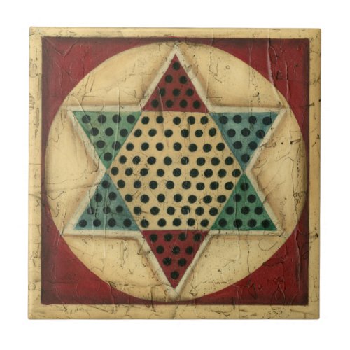 Vintage Chinese Checkerboard by Ethan Harper Tile