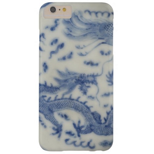 Vintage chinese dragon monaco blue chinoiserie barely there iPhone 6 plus case