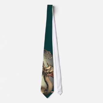 Vintage Chinese Dragon Neck Tie by Specialeetees at Zazzle