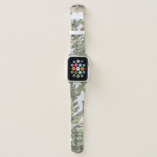 Vintage Chinese landscape seamless pattern. Chinoi Apple Watch Band