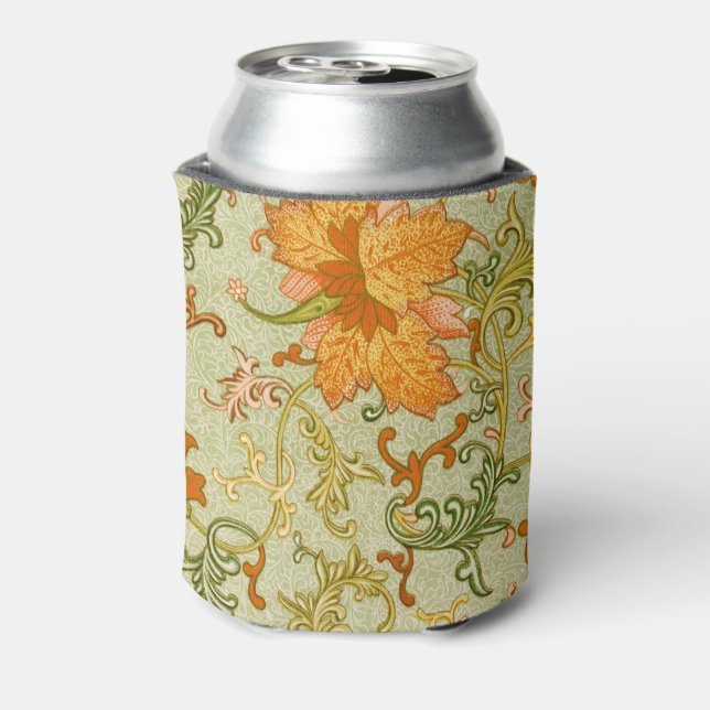 Vintage Chinese Ornament Jones Flowers   Can Cooler (Can Back)