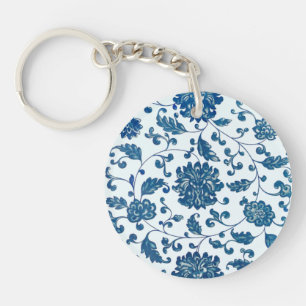 Vintage Chinese Ornament Keychain