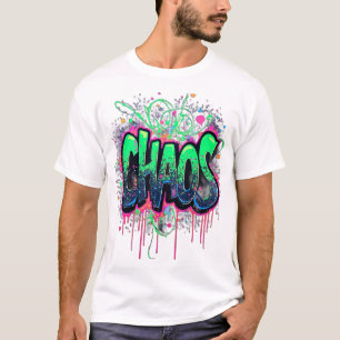 Vintage Chinese Style White Deer and Peony Floral  T-Shirt